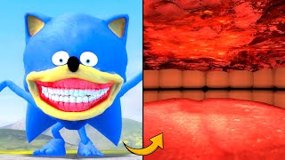 WHATS INSIDE THE MUTANT BABY SONIC TAPESGarrys Mod [upl. by Ilatan]