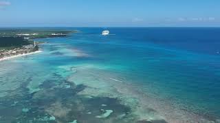 Costa Maya Mexico Tour Mahahual Quintana Roo NCL Pearl Caribbean Cruise Port w DJI Spark Drone [upl. by Eikcim269]