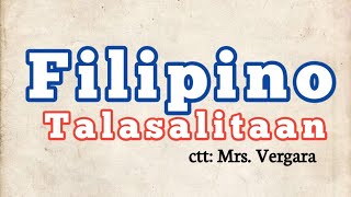 Filipino Talasalitaan [upl. by O'Carroll]