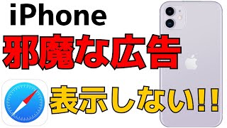 【iPhone】Safariアプリで広告を表示しないように設定する方法！広告ブロック [upl. by Amaral503]