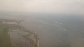 Landing at Copenhagen Airport Kastrup on a cloudy day [upl. by Kondon]