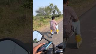 इसकी Speed कितनी है 🤔 electricstick homemade project indianskater minivlog vishalskater [upl. by Gillian]