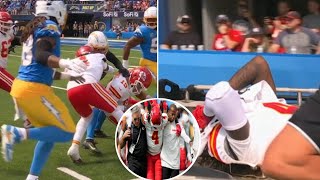 Rashee Rice Carted Off After Mahomes Hit  Chiefs Injury Update [upl. by Mckinney]