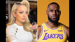 LeBron James Claps Back at ‘Courtside Karen’ After She Mocks Him for Castigating Refs During [upl. by Iives]