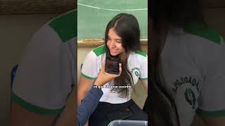 ALUNOS NA ESCOLA🤣 Tive que entrevistar essa rapaziada de novo youtubeshorts shorts professor [upl. by Hairahcaz]