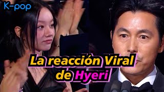 REACCION DE HYERI CONTRA JUNG WOO SUNG EN BLUE DRAGON AWARDS 2024 [upl. by Ramled372]