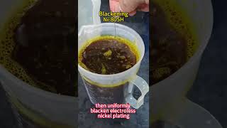 Black electroless nickel plating process [upl. by Gary]