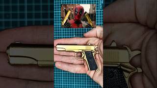 Custom Mini Pistola Dorada Deadpool 3 [upl. by Ofori]