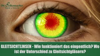 GLEITSICHTLINSEN  Wie funktioniert das eingentlich Wo ist der Unterschied zu Gleitsichtgläsern [upl. by Hester577]