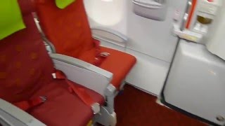 Hong Kong Airlines A330 Airbus HX304 Hong Kong  Beijing Economy Class [upl. by Kinsley239]