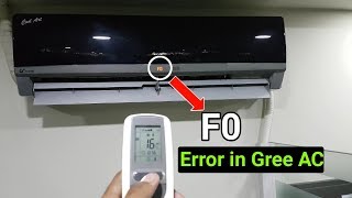 F0 Error in dc inverter air conditioner solve fault  Repair inverter AC  in UrduampHindi [upl. by Von]