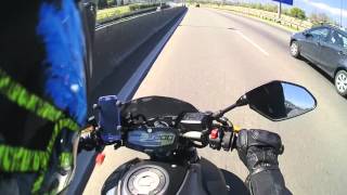 MT07FZ07 MotoVlog  200kmh125mph [upl. by Percival]