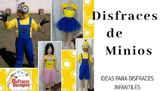 Disfraces de Minions Ideas de disfraces infantiles [upl. by Akelahs283]