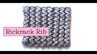 Fancy Stitch Combos  Rickrack Rib [upl. by Iveksarap159]