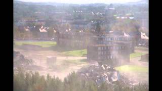 Sighthill Flats Demolition 25 September 2011 [upl. by Asseret791]