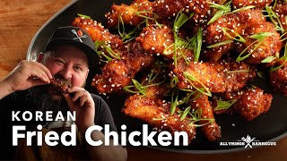 Korean Fried Chicken Thats Double Fried And Ultra Crispy [upl. by Noit]