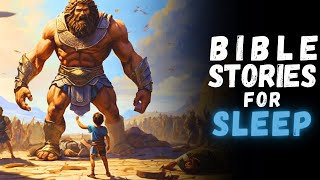 Bible Stories For Sleep With Rain Sounds l David amp Goliath  Fall Asleep In Gods Word [upl. by Parry]