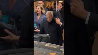 Giorgio Armani Spotted Entering Limousine [upl. by Lantha]