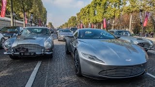 L’Aston Martin DB10 descend les ChampsElysées [upl. by Bourne653]