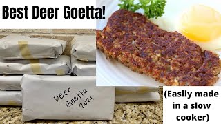 How To Make Deer Goetta  Step By Step Tutorial  THE BEST BREAKFAST MEAT [upl. by Rezzani]