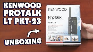 Kenwood ProTalk LT PKT23 Unboxing [upl. by Ledba]