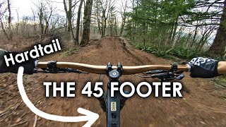 FULL SEND ON THE HARDTAIL The 45 footer  Jordan Boostmaster [upl. by Schweiker]