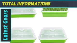 Seed Sprouter Tray with Lid for Healthy and Fast Seed Germination [upl. by Analaj]