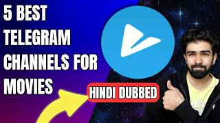 5 Best Telegram Channels for Movies HINDI DUBBED  Telegram Movie Download Channel Hindi 2024 [upl. by Nhabois]