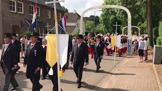 Processie Eijsden 2017 Sainte Cecile [upl. by Akihsat45]