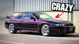 MIDNIGHT PURPLE R33 GTR HKS just landed at JM😮‍💨 [upl. by Streeter]