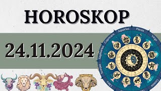 Horoskop Für 24 November 2024 Für Alle Sternzeichen [upl. by Lorelie]