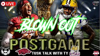 Arkansas Razorbacks Blown Out Vs LSU Tigers At Home [upl. by Lika]