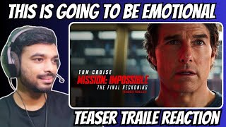 Mission Impossible – The Final Reckoning Teaser Trailer Reaction [upl. by Illil]