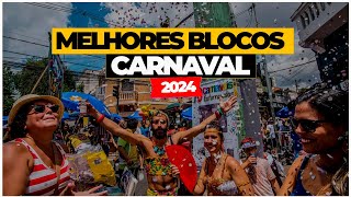 Os melhores BLOCOS de CARNAVAL do RIO DE JANEIRO 2024 [upl. by Harehs]