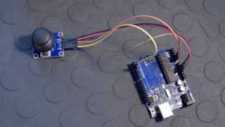 How to connect and use an Analog Joystick with an Arduino  Tutorial [upl. by Htebazileyram495]