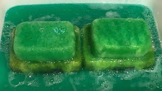 THICK LAUNDRY SOAP • ODDLY SATISFYING SPONGES SQUEEZING • SUDSY RINSING 🦠🦠 [upl. by Ahseena165]