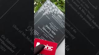 Customized Invitations for Wedding Ceremony  Elegant Wedding Cards advertising businessstationery [upl. by Spiegel]