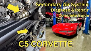 C5 Corvette How to Diagnose and Repair Secondary Air System [upl. by Nrubyar770]