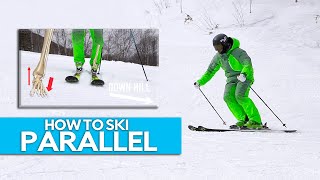 HOW TO SKI PARALLEL  simple steps [upl. by Tiersten]