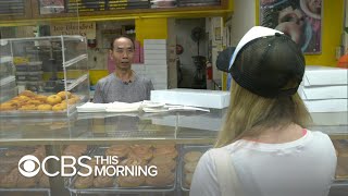 California community buys out donuts so shop owner can spend time with sick wife [upl. by Mic]