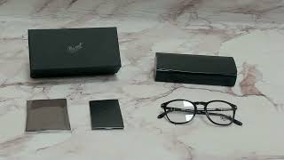 Persol Eyeglasses Model PO3007V Color95 BlackSilver [upl. by Ku]