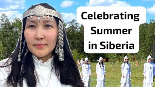 How Native Siberians celebrate Summer Solstice  Ancient Festival Yhyakh [upl. by Daffi148]