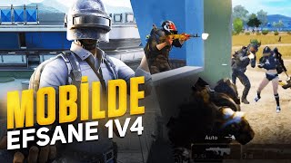 EFSANE 1V4 RAKİPLER YOK OLDU PUBG Mobile [upl. by Disharoon921]