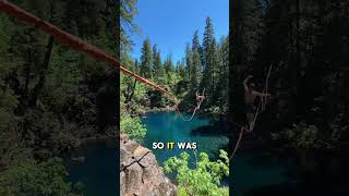 Tight Rope Over BLUE POOLS  Learning to Highline Day 11 [upl. by Rosenkranz]