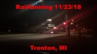 Railfanning Trenton MI 112318 [upl. by Scottie952]