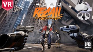 Oculus Quest 2  Robo Recall Unplugged VR Gameplay  No Commentary [upl. by Kreegar]