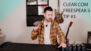 ClearCOM freespeak ii tip of the week 3  CHARGING [upl. by Nnairrek]