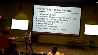 NYS Certification Workshop Season 2 Episode 3 NYSED TEACH [upl. by Oidualc452]