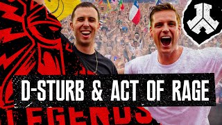 DSturb amp Act of Rage  Defqon1 Legends  Defqon1 2024 [upl. by Markiv]