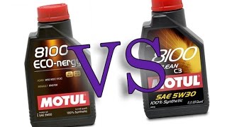 Motul 8100 econergy 5W30 vs motul 8100 Xclean 5W30 cold test 24°C synthetic oils [upl. by Ahgem993]